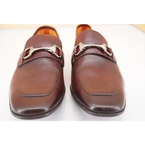 Magnanni Tazon Metal Bit Loafer, Cognac Leather,‎ Men\'s 10.5 M, MSRP $395 Magnanni Tazon Metal Bit Loafer, Cognac Leather, Men main image 2